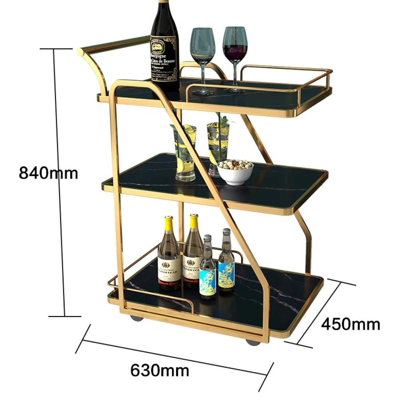 Кофейный стол на колесах LaLume MB22351-22 от LaLume