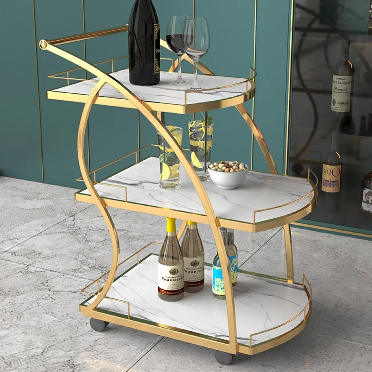 Кофейный стол на колесах LaLume MB22352-22 от LaLume Кофейный стол на колесах LaLume MB22352-22 от LaLume