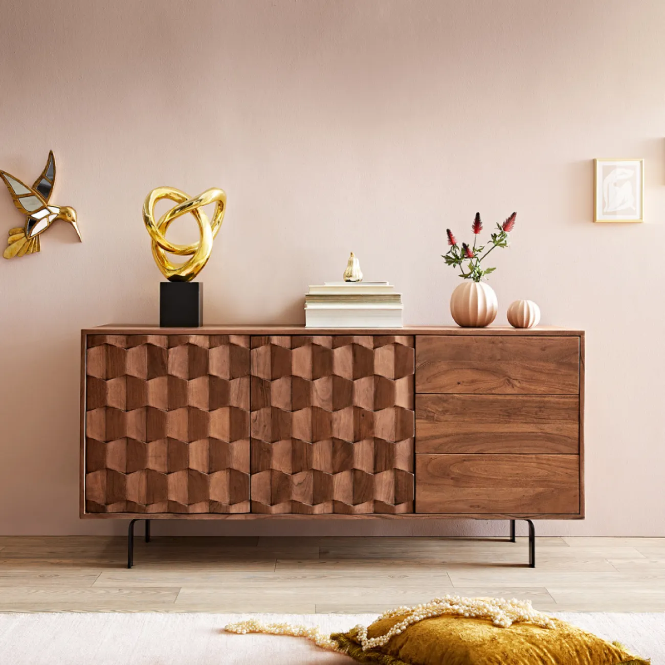 Комод из массива дерева LaLume MB22362-22 от LaLume Комод из массива дерева LaLume MB22362-22 от LaLume