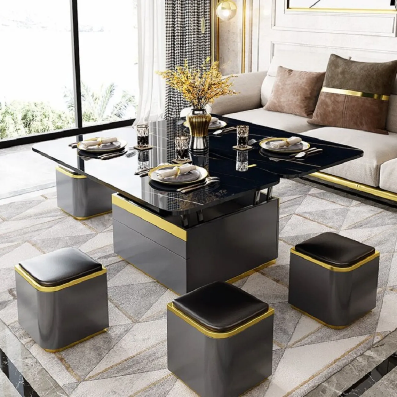 Многофункциональный журнальный столик ST22320-06 от LaLume Многофункциональный журнальный столик ST22320-06 от LaLume