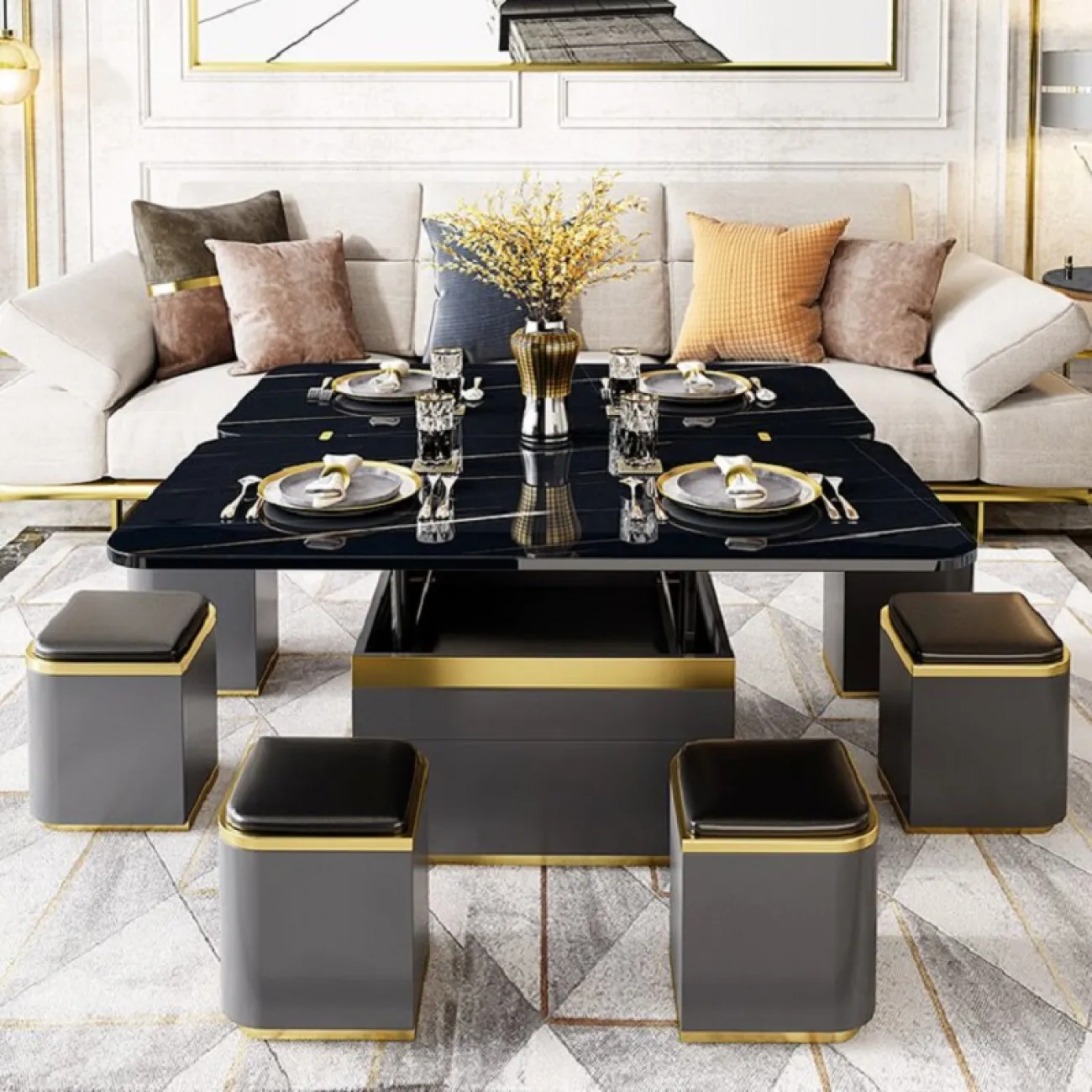 Многофункциональный журнальный столик ST22320-06 от LaLume Многофункциональный журнальный столик ST22320-06 от LaLume