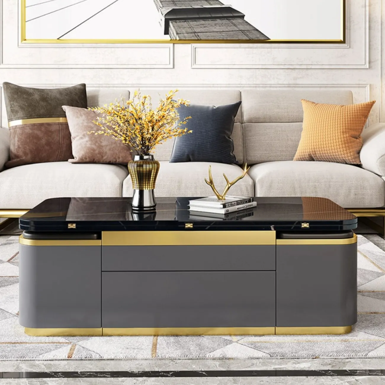 Многофункциональный журнальный столик ST22320-06 от LaLume Многофункциональный журнальный столик ST22320-06 от LaLume