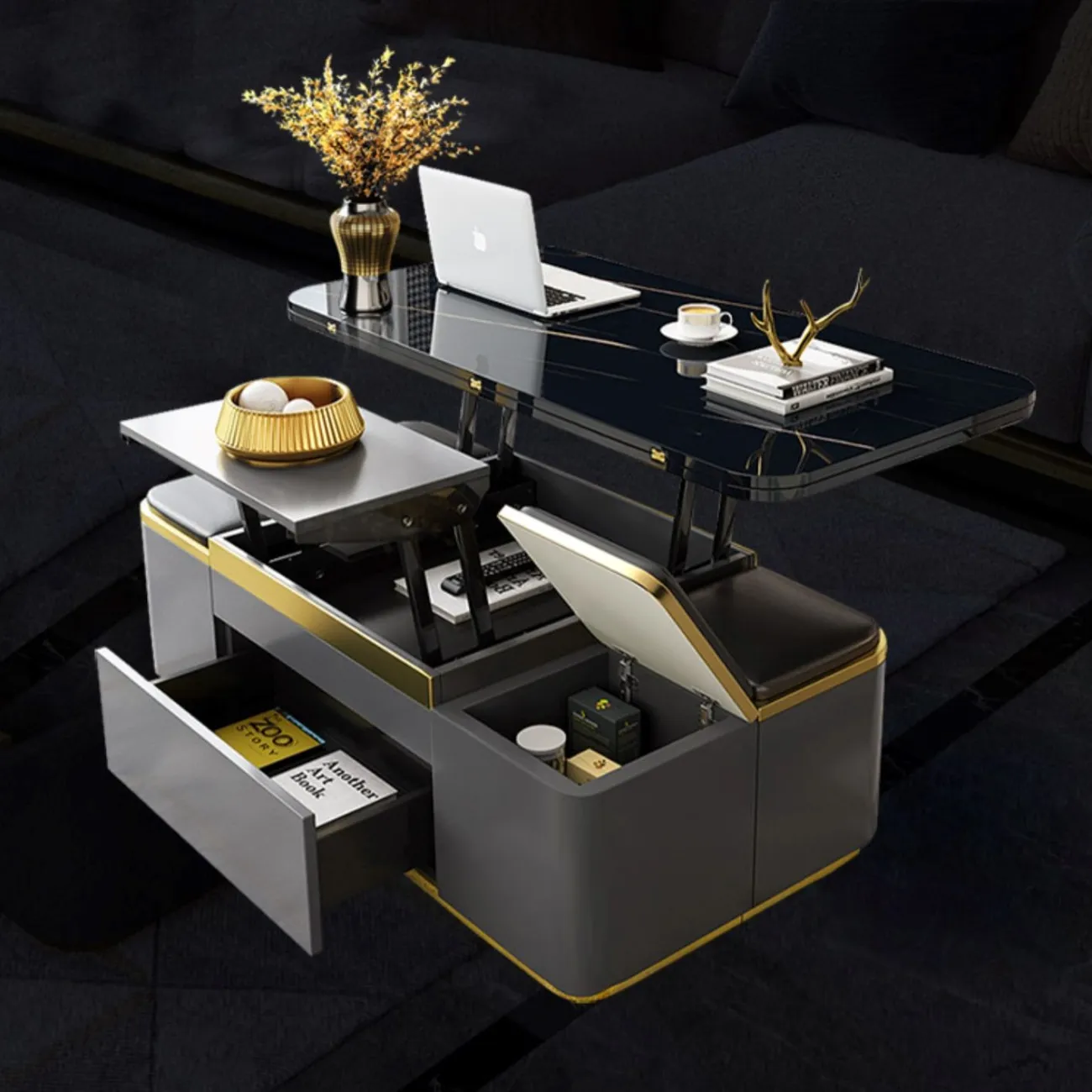 Многофункциональный журнальный столик ST22320-06 от LaLume Многофункциональный журнальный столик ST22320-06 от LaLume