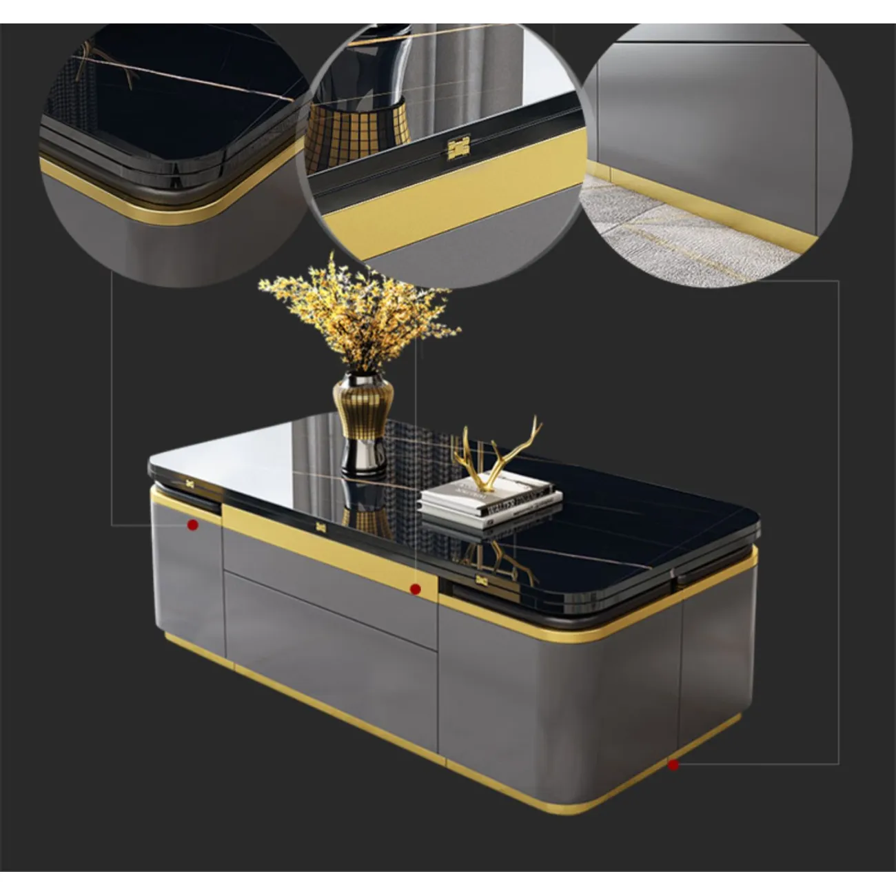 Многофункциональный журнальный столик ST22320-06 от LaLume Многофункциональный журнальный столик ST22320-06 от LaLume