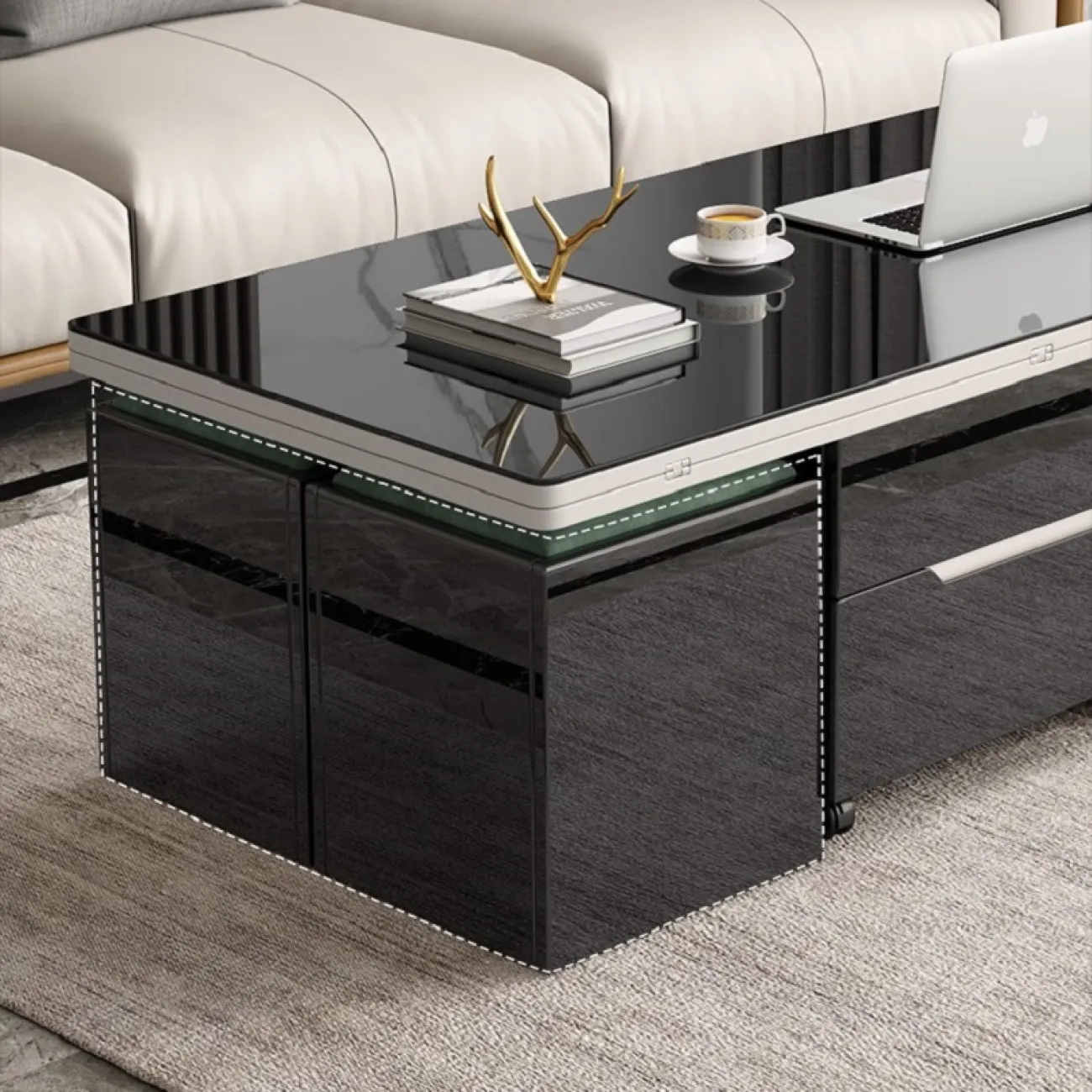 Многофункциональный журнальный столик ST22325-06 от LaLume