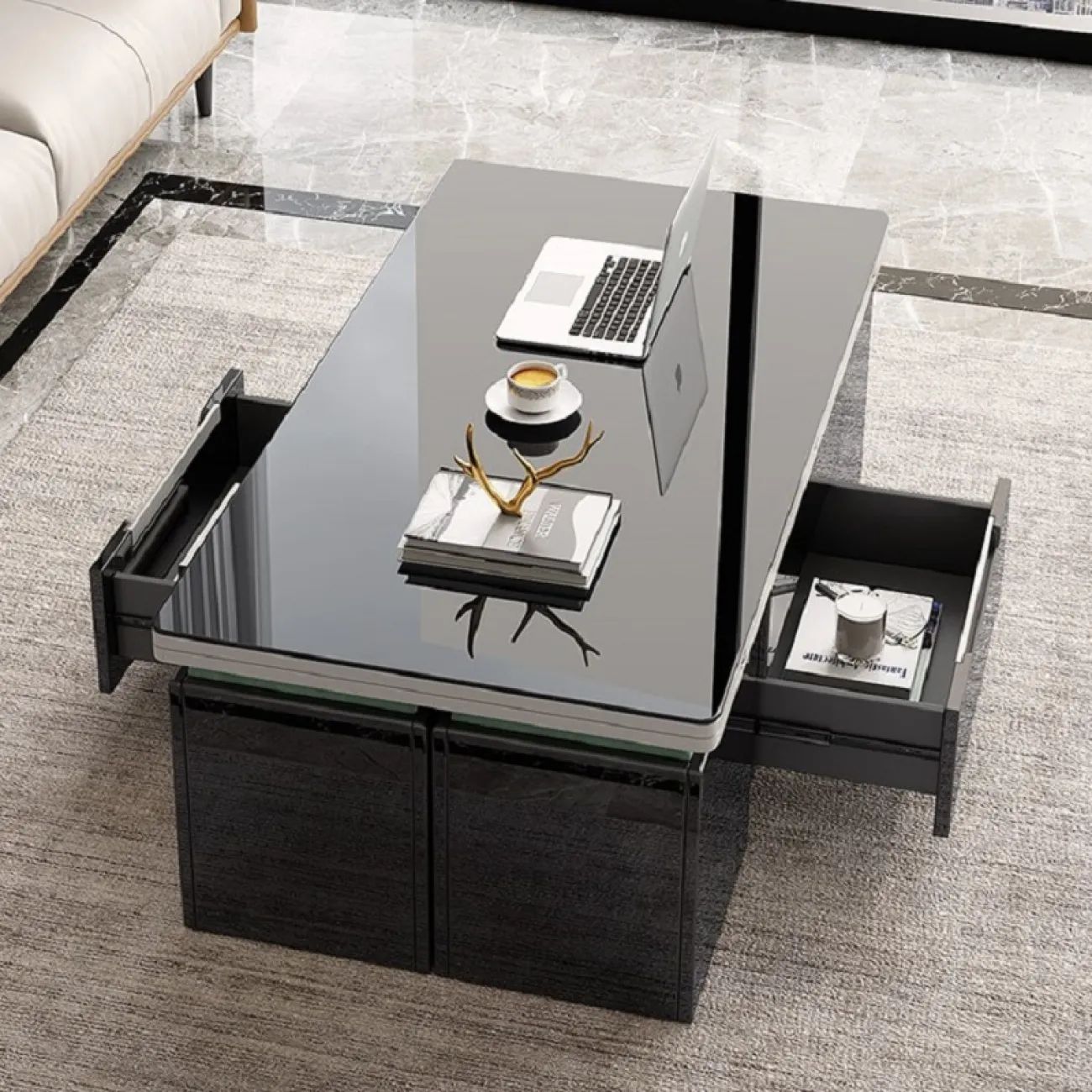 Многофункциональный журнальный столик ST22325-06 от LaLume