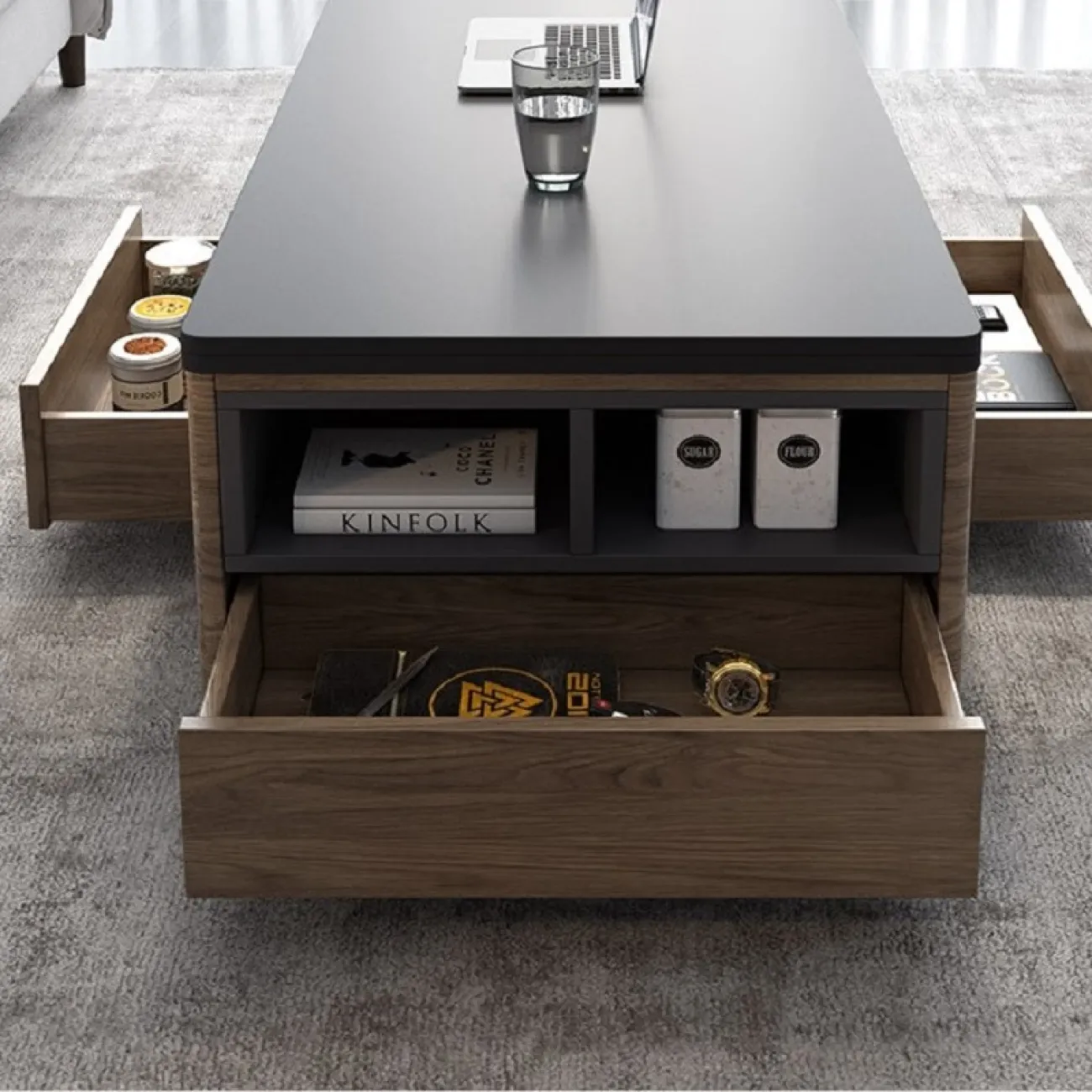 Многофункциональный журнальный столик ST22326-06 от LaLume Многофункциональный журнальный столик ST22326-06 от LaLume