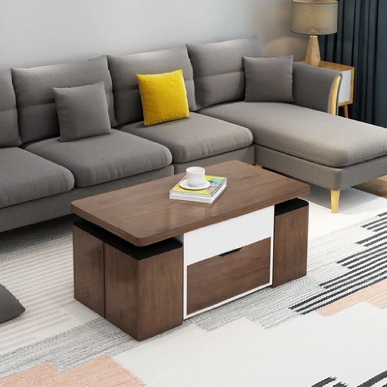 Многофункциональный журнальный столик ST22339-06 от LaLume