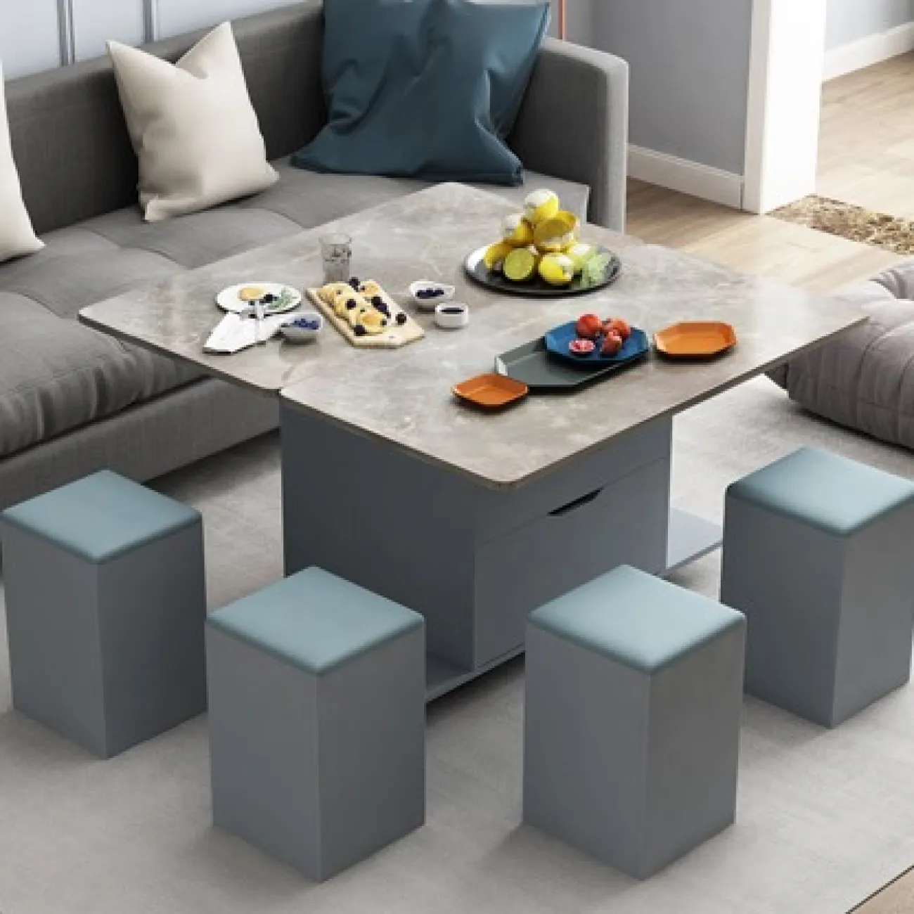 Многофункциональный журнальный столик ST22339-06 от LaLume