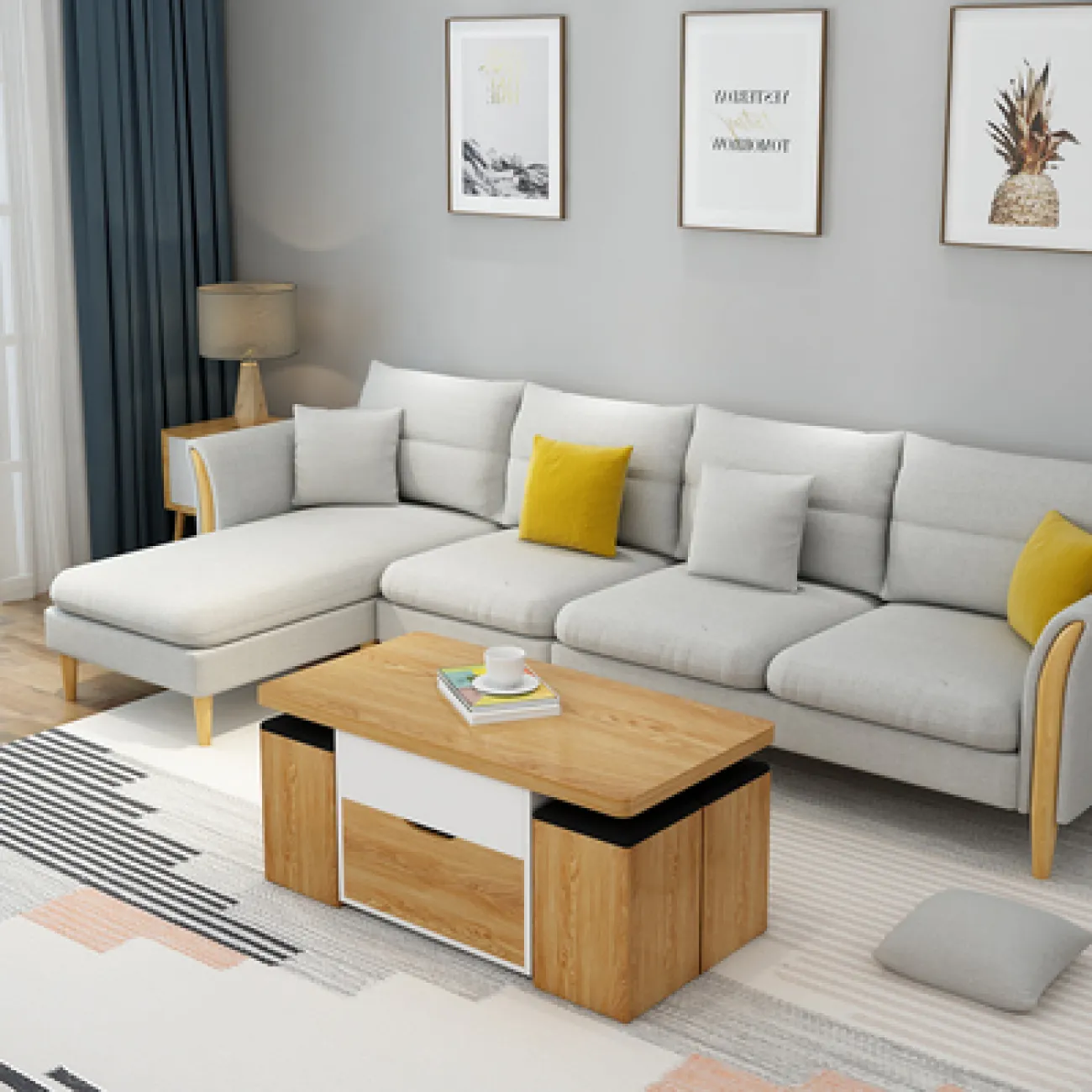 Многофункциональный журнальный столик ST22339-06 от LaLume