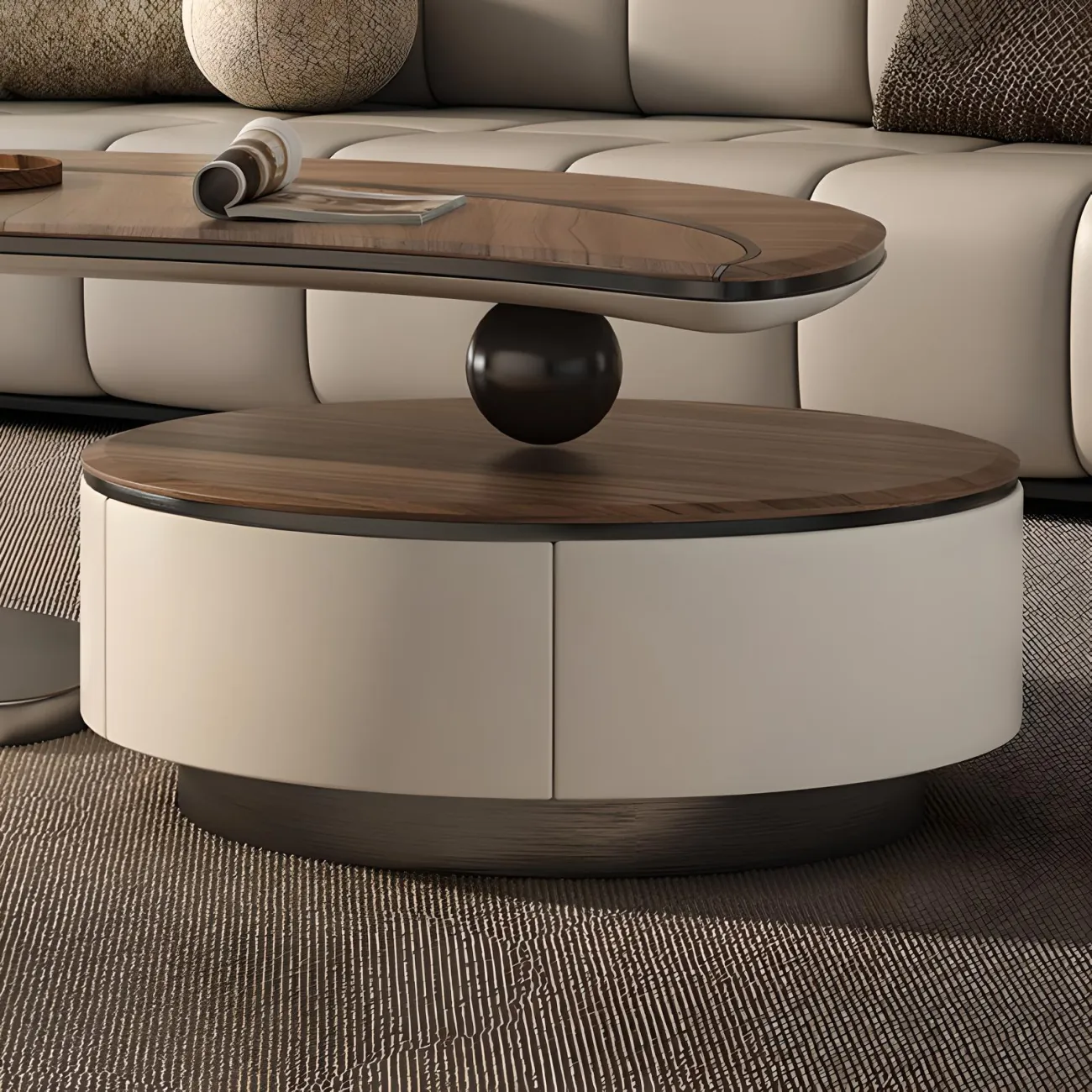 Деревянный журнальный столик Feng 37540-30 в современном стиле