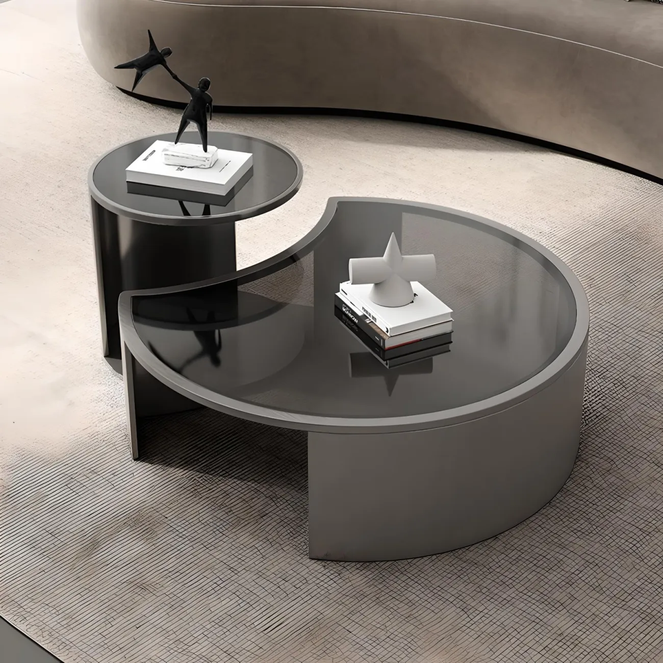 Стеклянный журнальный столик Feng 37544-30 в минималистичном стиле Стеклянный журнальный столик Feng 37544-30 в минималистичном стиле