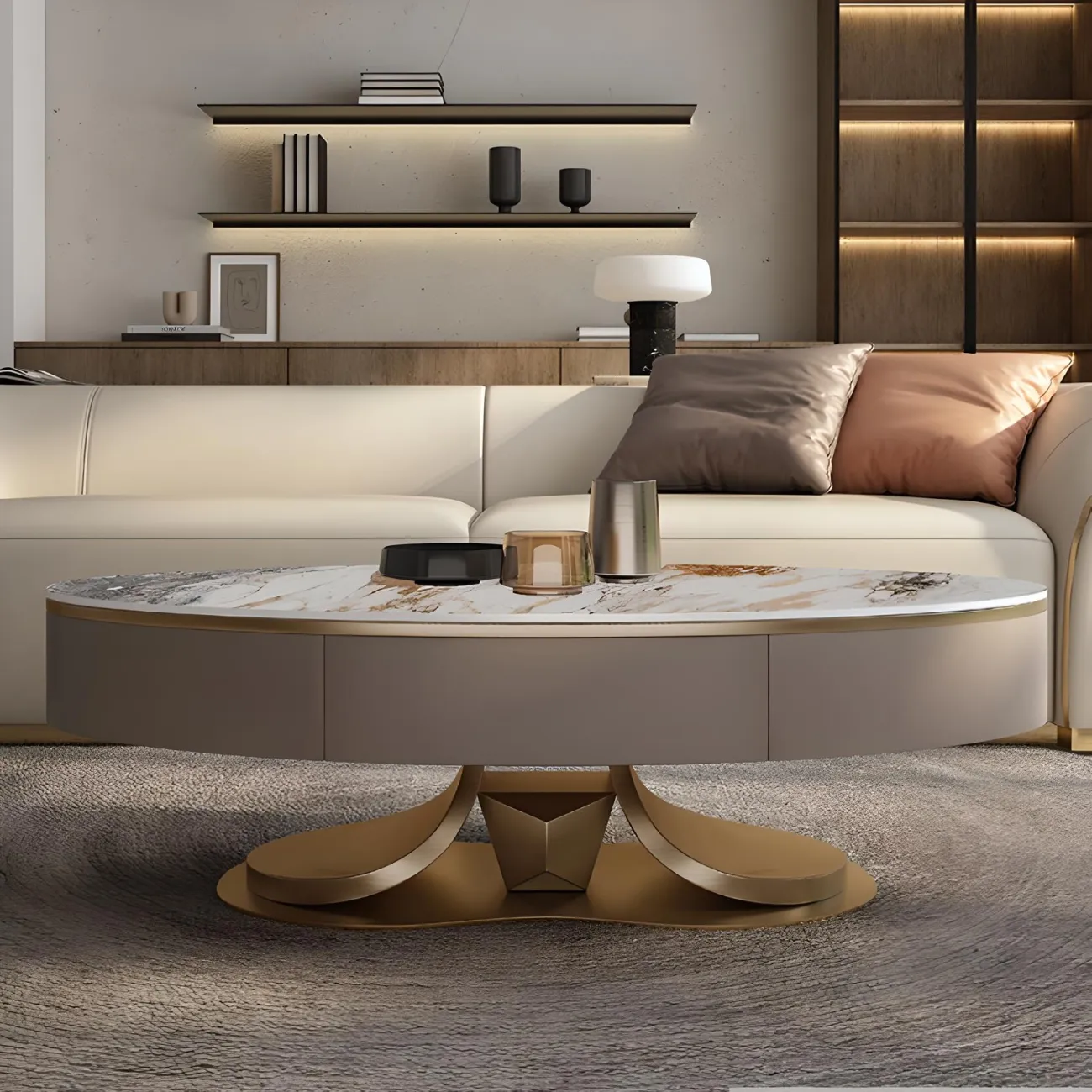 Современный журнальный столик Feng 37545-30 в минималистичном стиле Современный журнальный столик Feng 37545-30 в минималистичном стиле