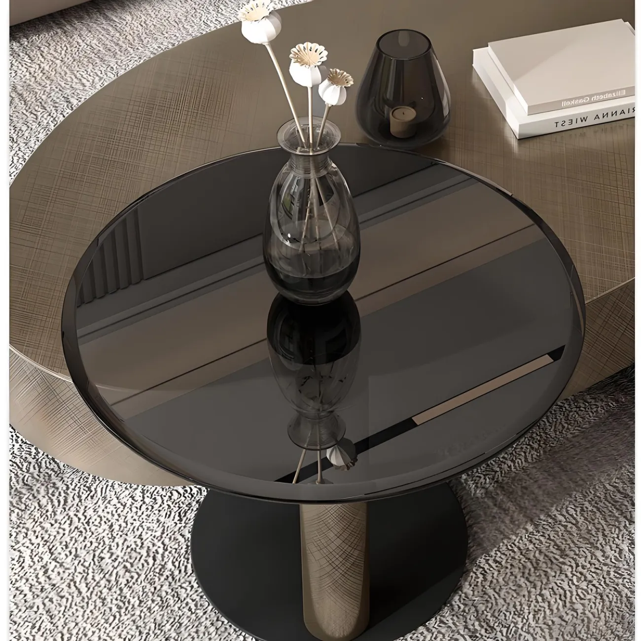 Дизайнерский журнальный столик Feng 37546-30 в слвременном стиле Дизайнерский журнальный столик Feng 37546-30 в слвременном стиле