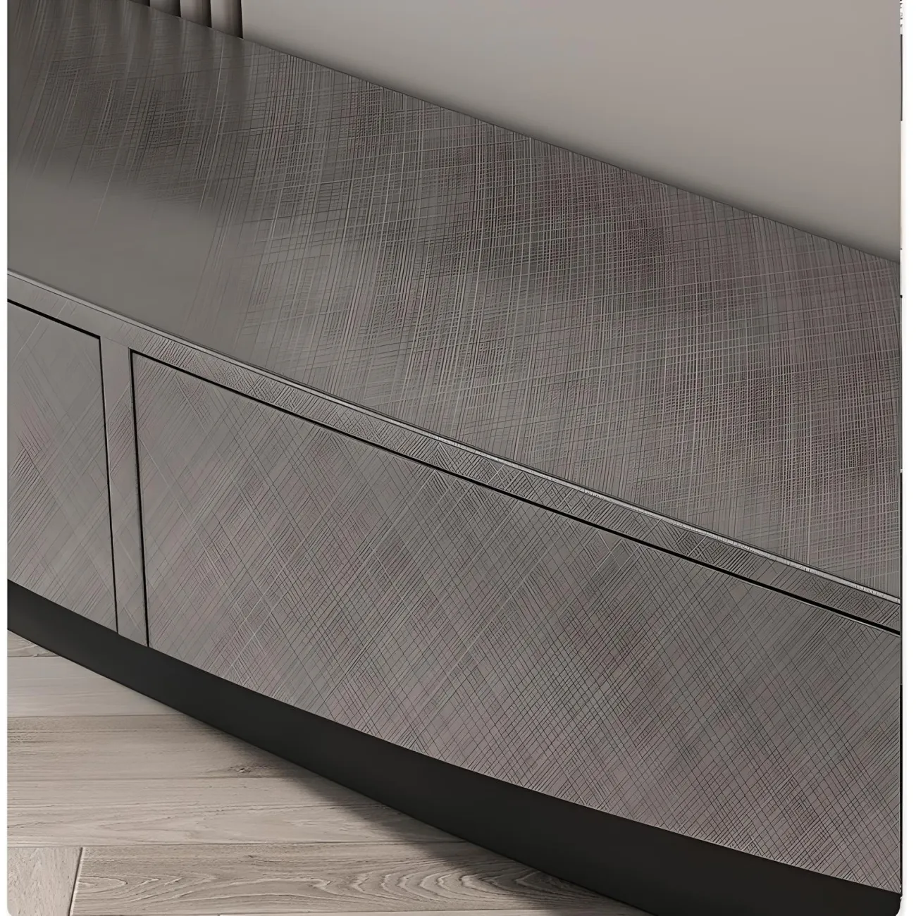 Плавающий телевизионный шкаф Feng 37547-30 в слвременном стиле