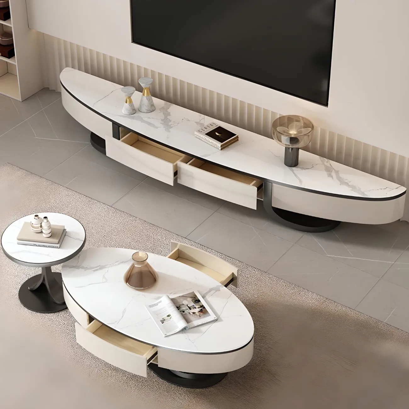 Минималистичный журнальный столик 37549-30 в современном стиле Минималистичный журнальный столик 37549-30 в современном стиле