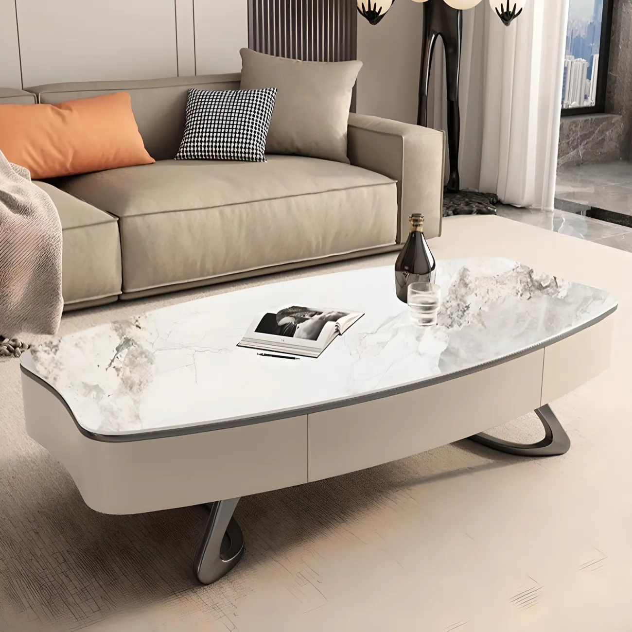 Современный журнальный столик Feng 37550-30 в современном стиле Современный журнальный столик Feng 37550-30 в современном стиле