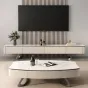 Итальянский журнальный столик и тумба Feng 37551-30 в минималистичном стиле