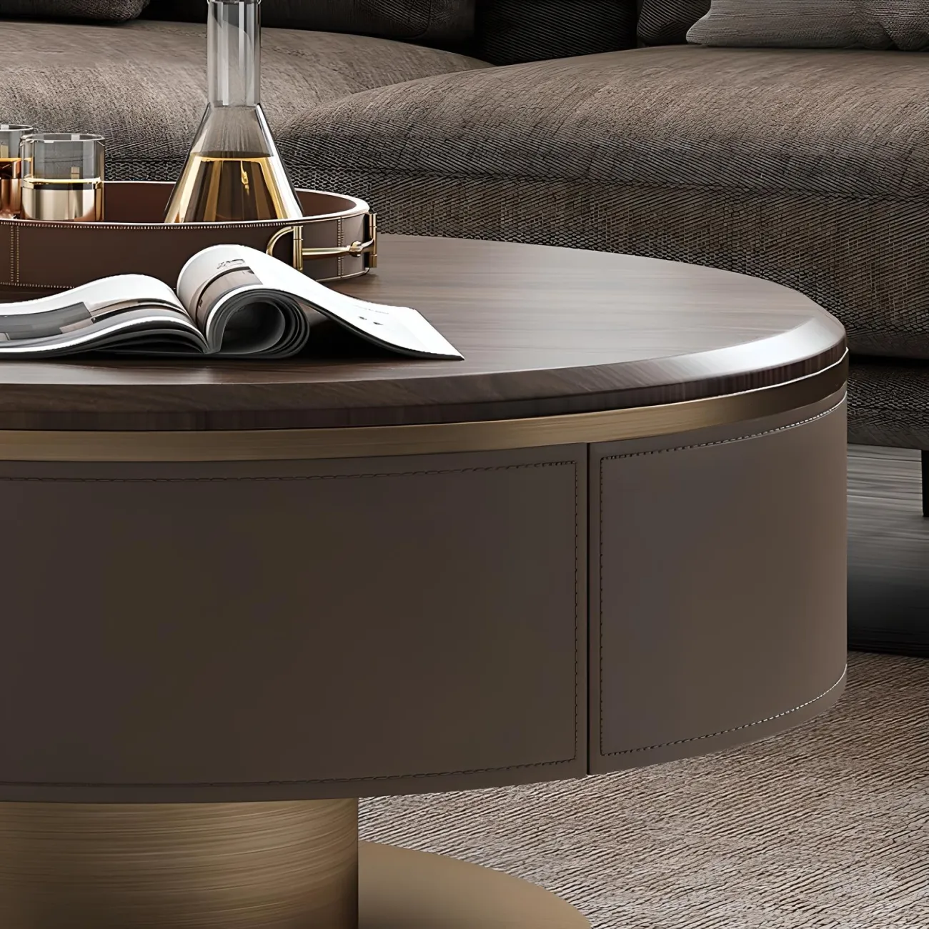 Дизайнерский журнальный столик Feng 37553-30 в современном стиле Дизайнерский журнальный столик Feng 37553-30 в современном стиле