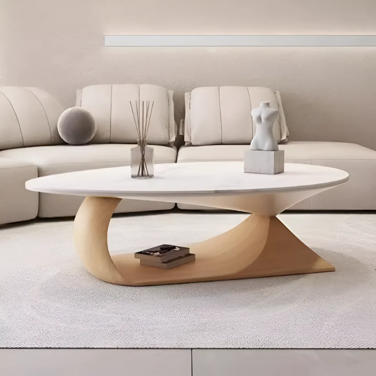 Минималистичный журнальный столик Feng 37556-30 в современном стиле Минималистичный журнальный столик Feng 37556-30 в современном стиле