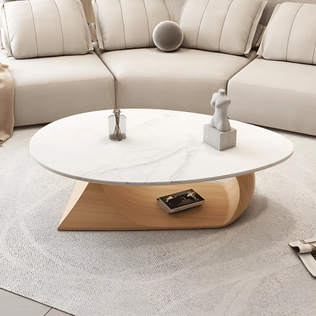 Минималистичный журнальный столик Feng 37556-30 в современном стиле Минималистичный журнальный столик Feng 37556-30 в современном стиле