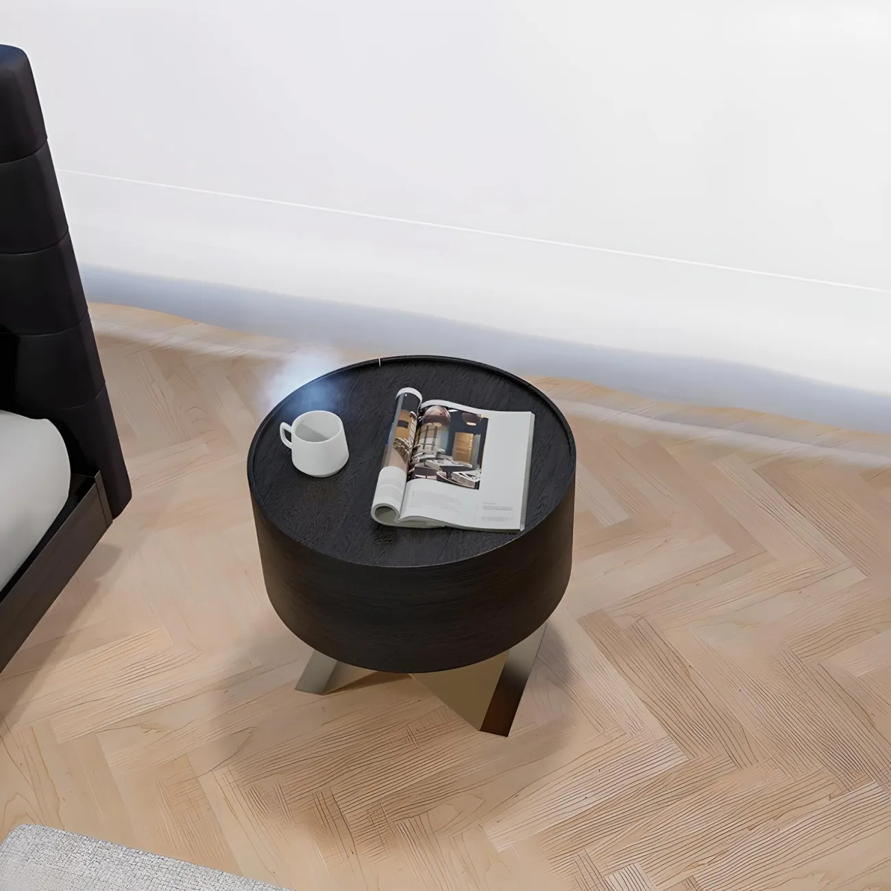 Минималистичная прикроватная тумба Mizeo 37563-30 в современном стиле