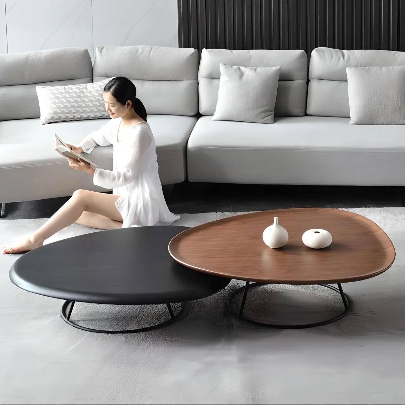 Роскошный журнальный столик Mizeo 37574-30 в скандинавском стиле Роскошный журнальный столик Mizeo 37574-30 в скандинавском стиле