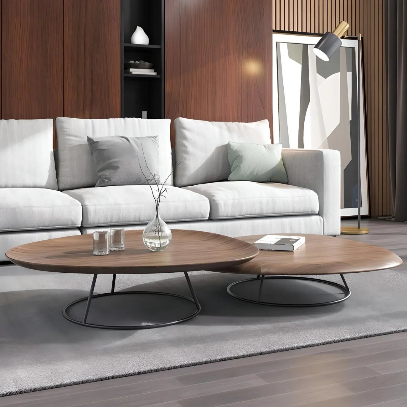 Роскошный журнальный столик Mizeo 37574-30 в скандинавском стиле Роскошный журнальный столик Mizeo 37574-30 в скандинавском стиле