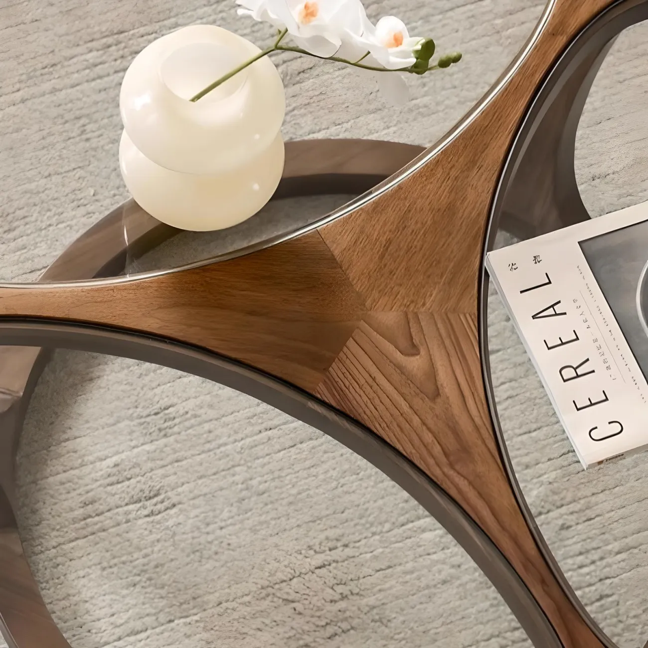 Журнальный столик Mizeo 37575-30 в скандинавско-японском минимализме