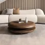 Круглый журнальный столик Mizeo 37576-30 в стиле минимализм