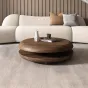 Круглый журнальный столик Mizeo 37576-30 в стиле минимализм