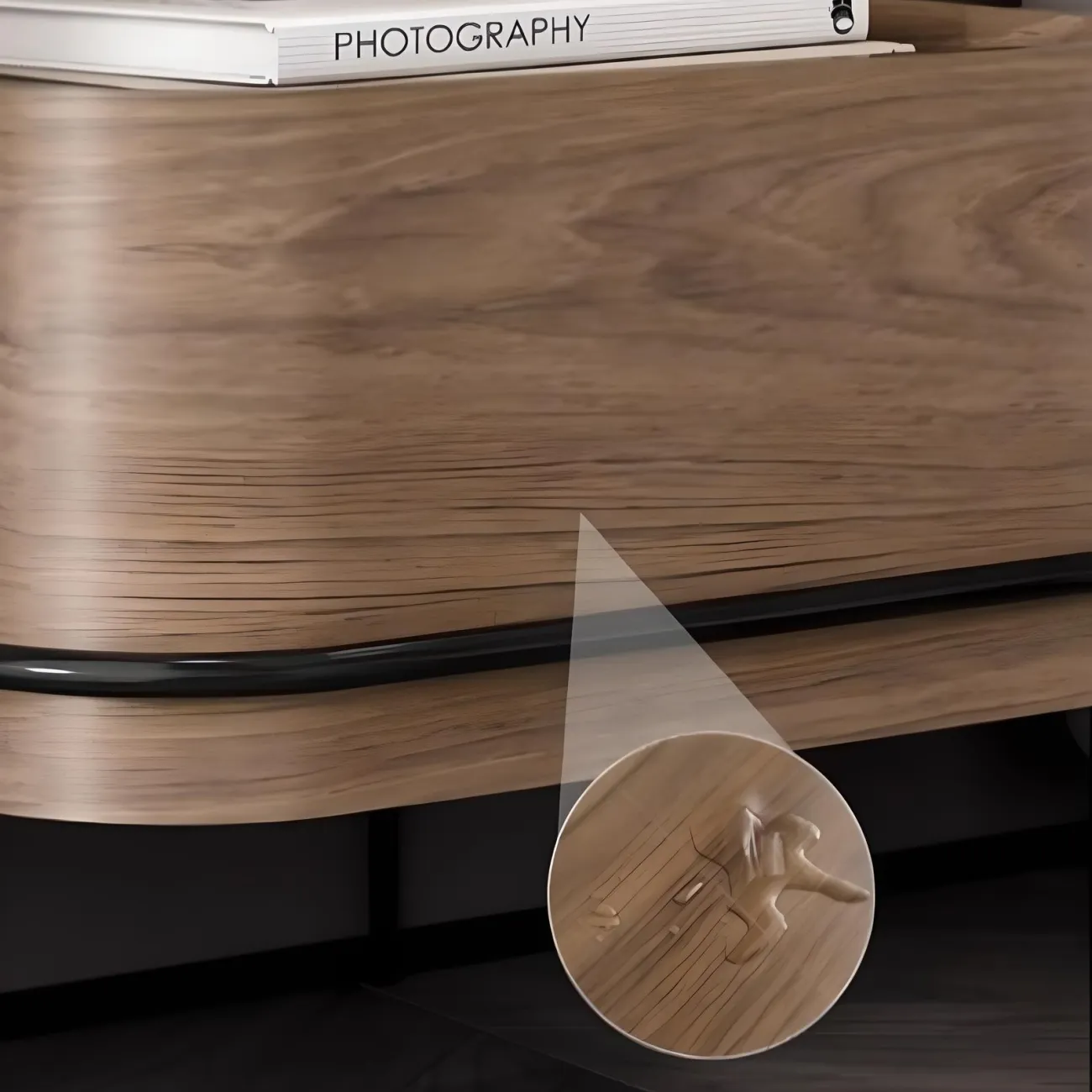 Умная прикроватная тумба Mizeo 37582-30 в стиле минимализм Умная прикроватная тумба Mizeo 37582-30 в стиле минимализм