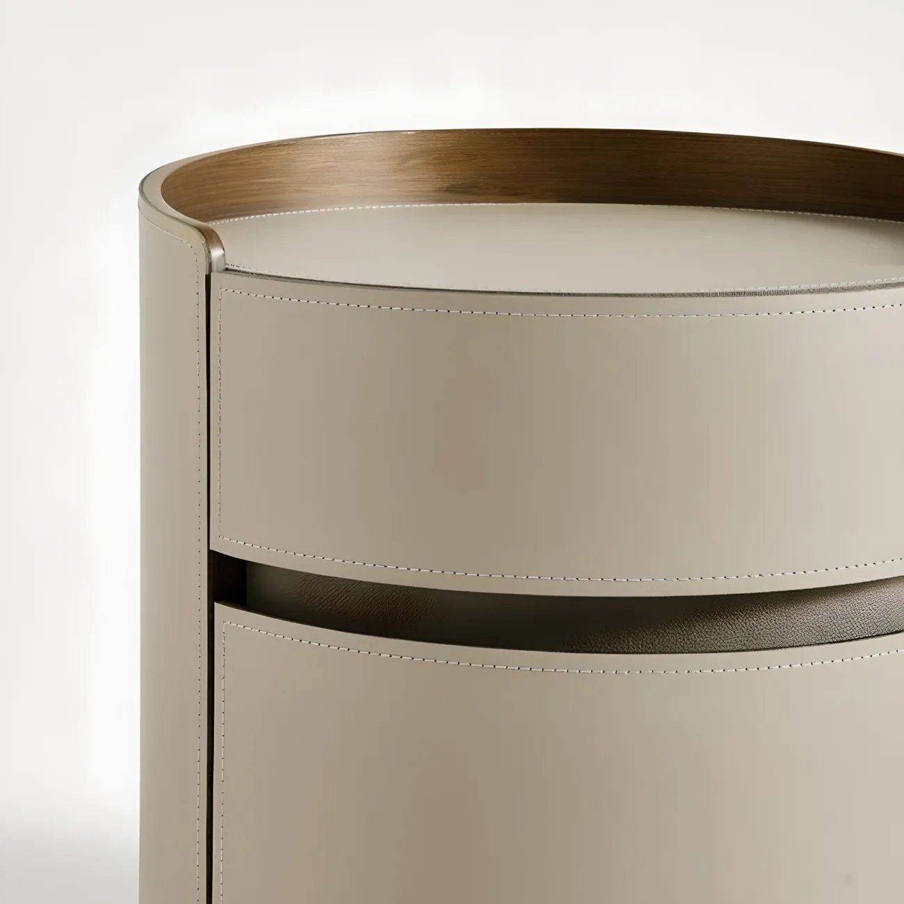 Круглая прикроватная тумба AIJIAO 37585-30 в стиле минимализм