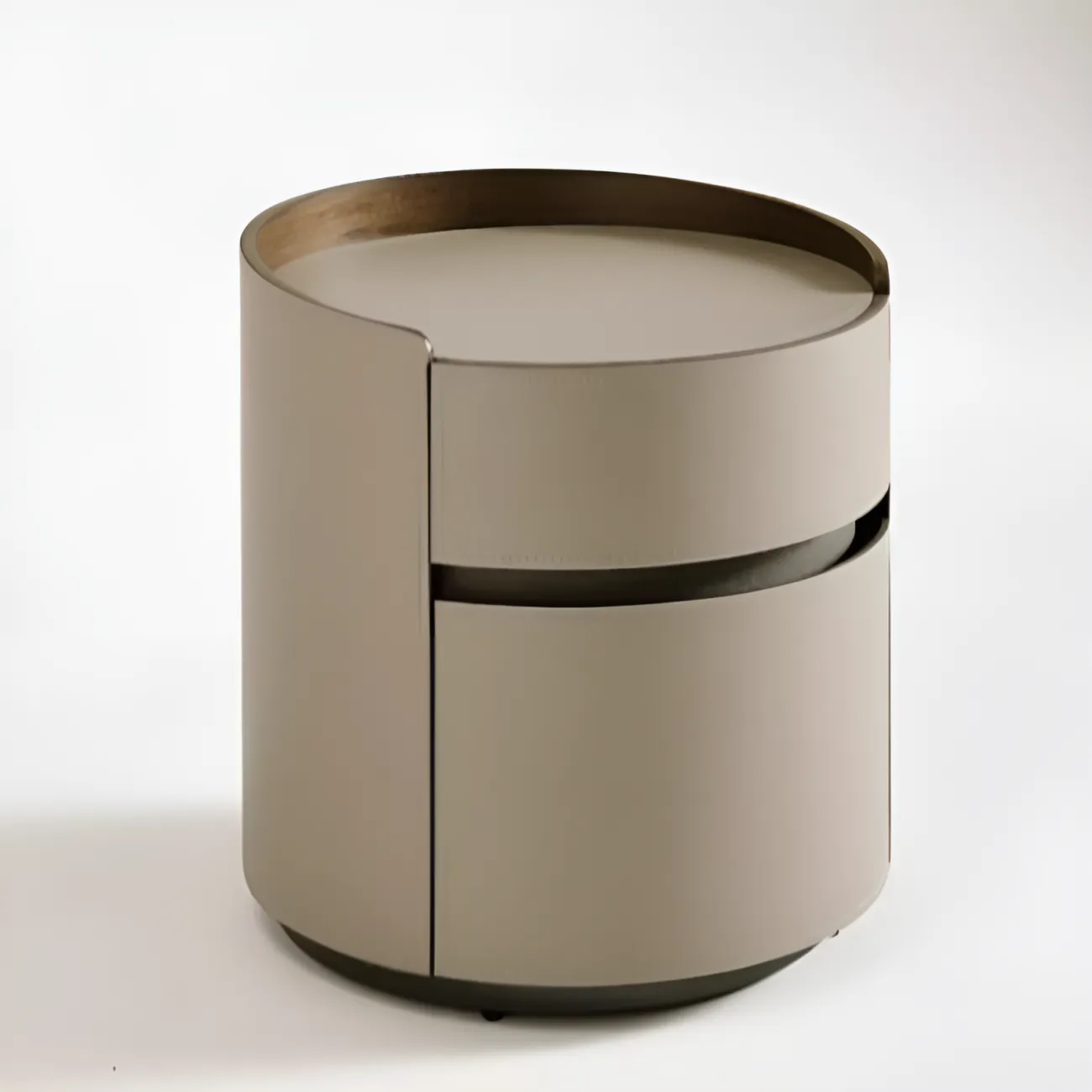 Круглая прикроватная тумба AIJIAO 37585-30 в стиле минимализм