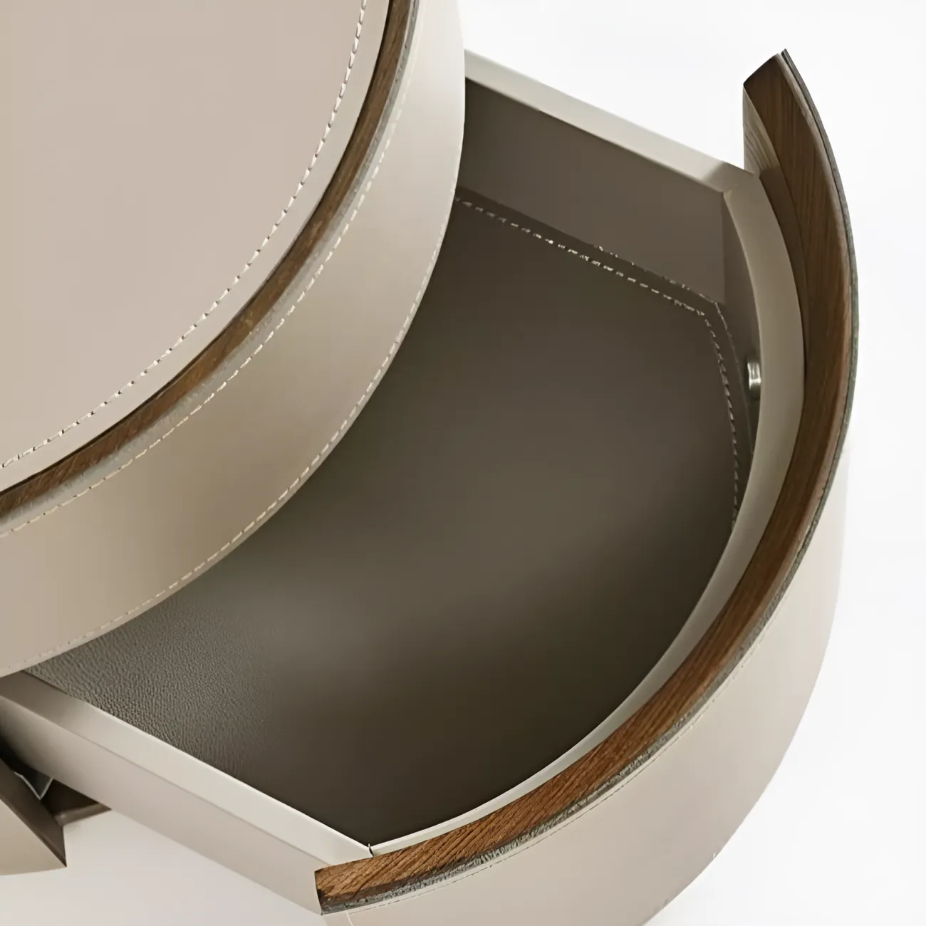 Круглая прикроватная тумба AIJIAO 37585-30 в стиле минимализм