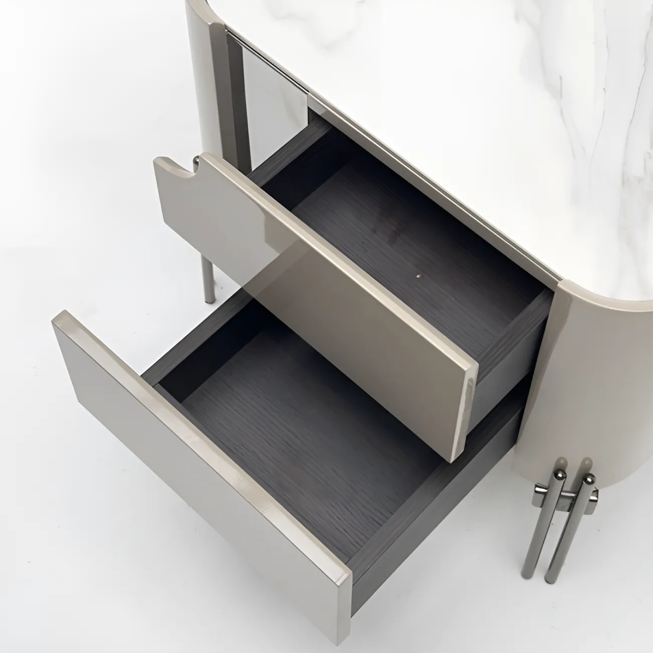 Итальянская прикроватная тумба AIJIAO 37590-30 в современном стиле Итальянская прикроватная тумба AIJIAO 37590-30 в современном стиле