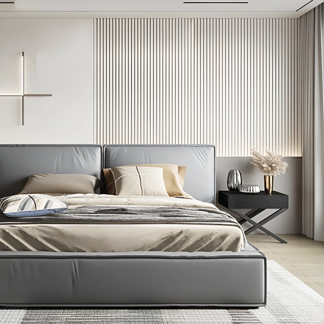 Прикроватная тумба AIJIAO 37593-30 в стиле скандинавский минимализм Прикроватная тумба AIJIAO 37593-30 в стиле скандинавский минимализм