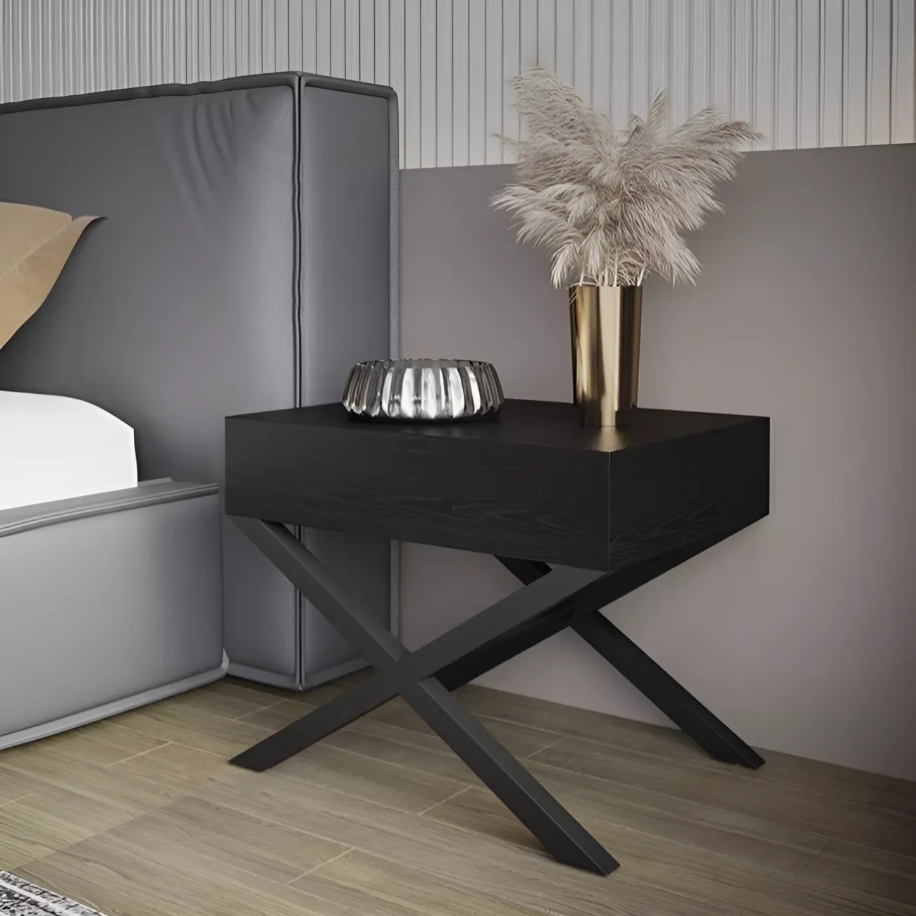 Прикроватная тумба AIJIAO 37593-30 в стиле скандинавский минимализм Прикроватная тумба AIJIAO 37593-30 в стиле скандинавский минимализм