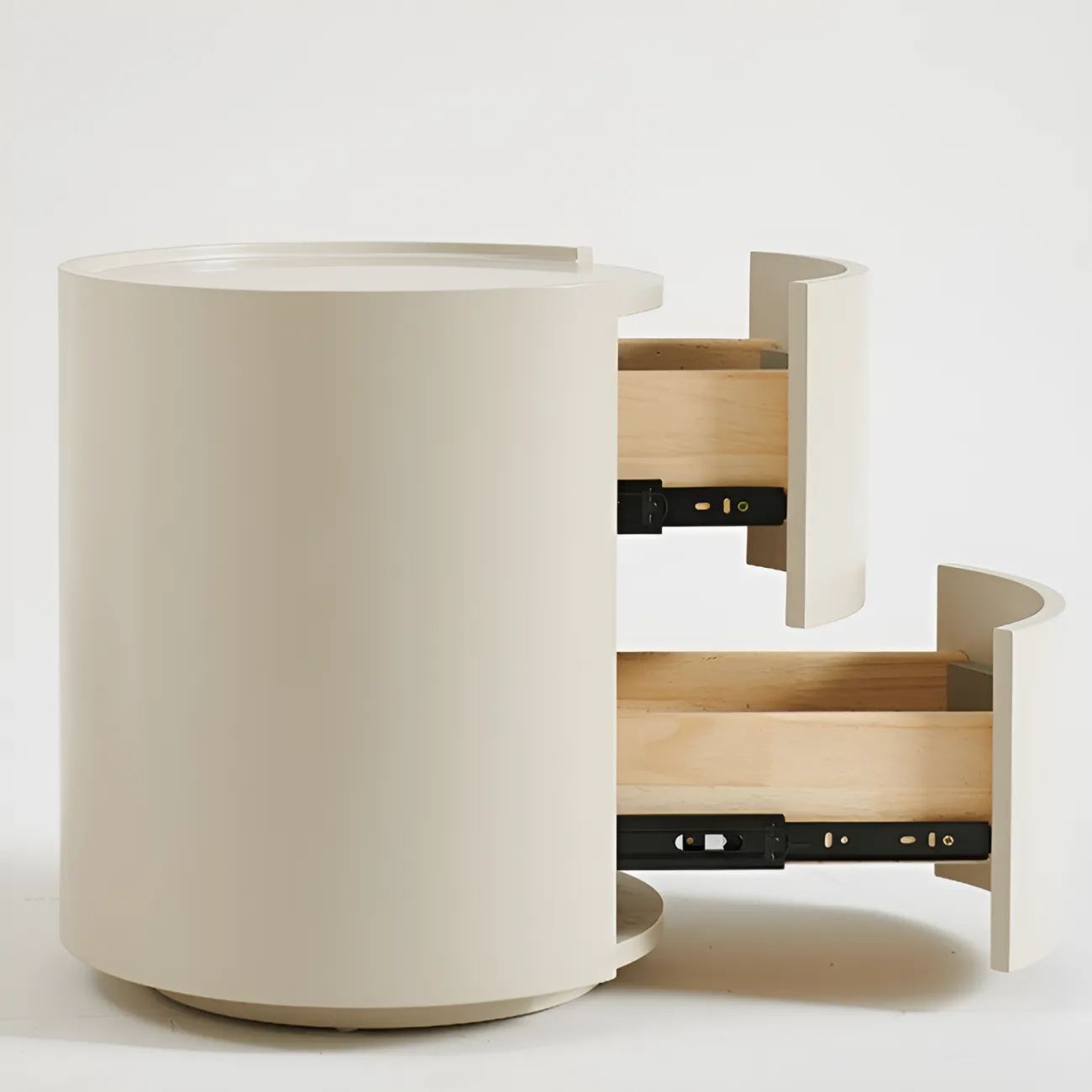 Круглая прикроватная тумба AIJIAO 37595-30 в современном стиле Круглая прикроватная тумба AIJIAO 37595-30 в современном стиле