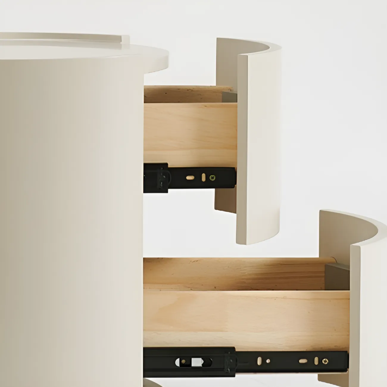 Круглая прикроватная тумба AIJIAO 37595-30 в современном стиле Круглая прикроватная тумба AIJIAO 37595-30 в современном стиле