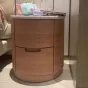 Прикроватная тумба AIJIAO 37596-30 в бревенчатом стиле 