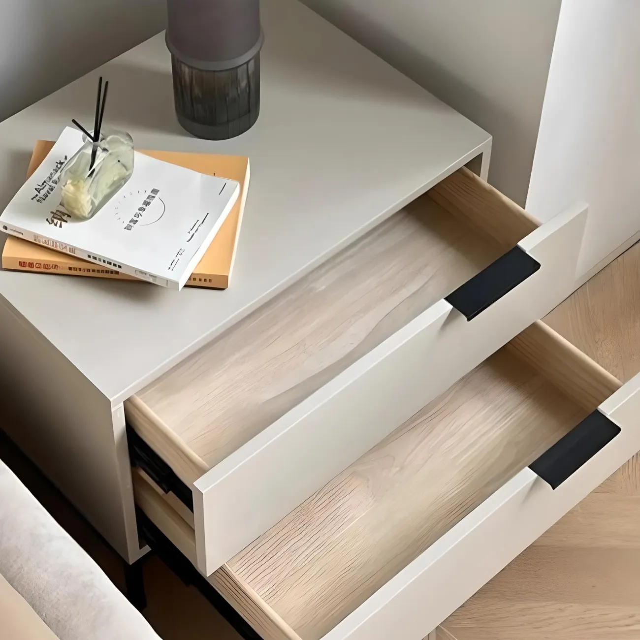 Современная прикроватная тумба AIJIAO 37619-30 в дизайнерском стиле