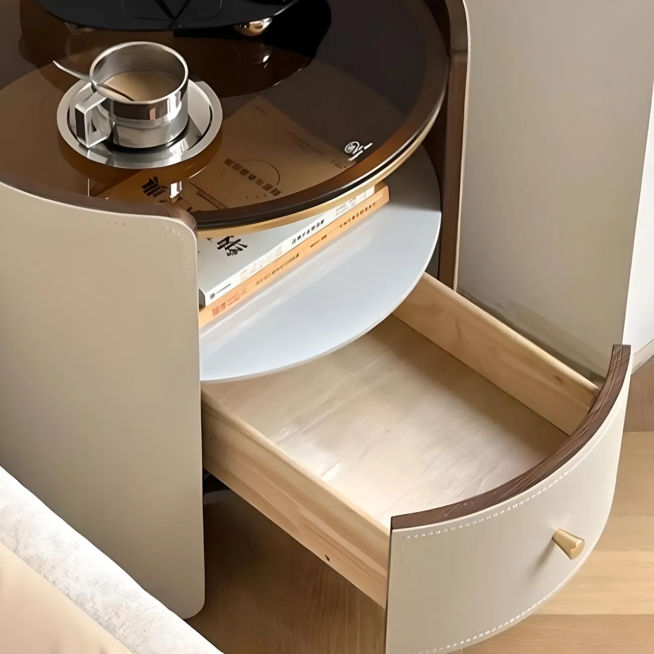 Высококлассный прикроватная тумба AIJIAO 37620-30 в дизайнерском стиле Высококлассный прикроватная тумба AIJIAO 37620-30 в дизайнерском стиле