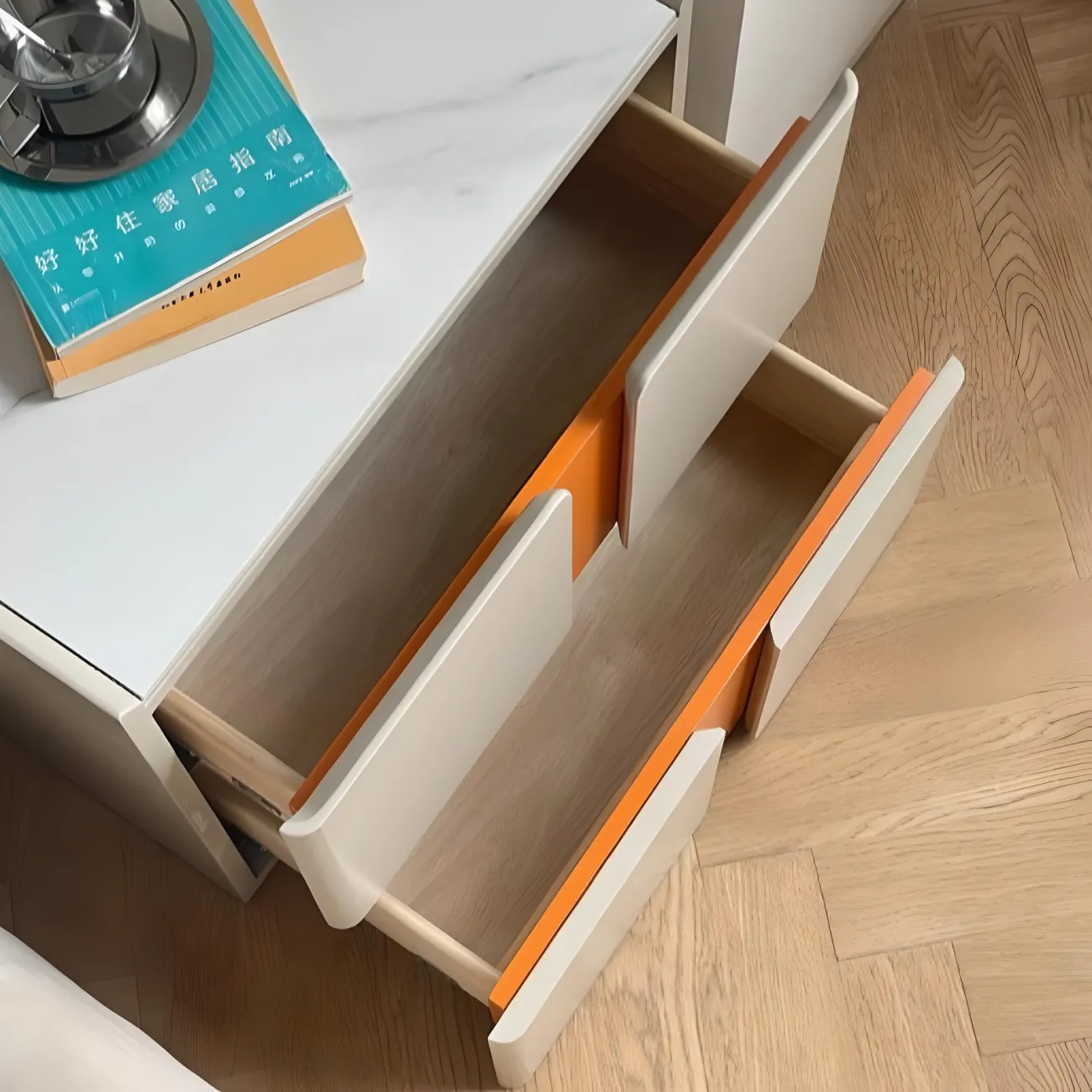 Современная прикроватная тумба AIJIAO 37622-30 в минималистичном стиле