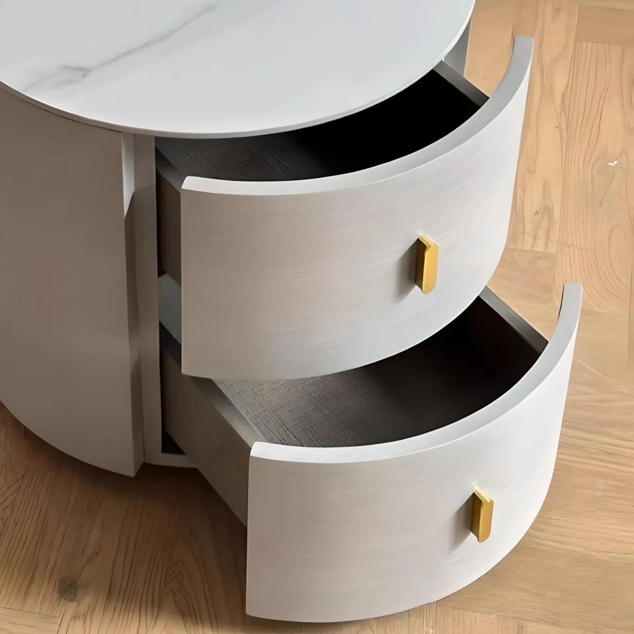 Современная прикроватная тумба AIJIAO 37629-30 в французском стиле  