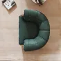 Роскошное кресло Mufandi 37640-30 с вышитым цветным рисунком