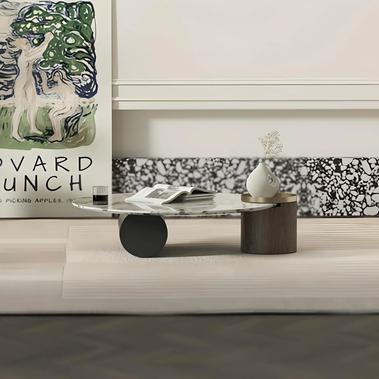 Минималистичный журнальный столик Mufandi 37643-30 в современном стиле Минималистичный журнальный столик Mufandi 37643-30 в современном стиле