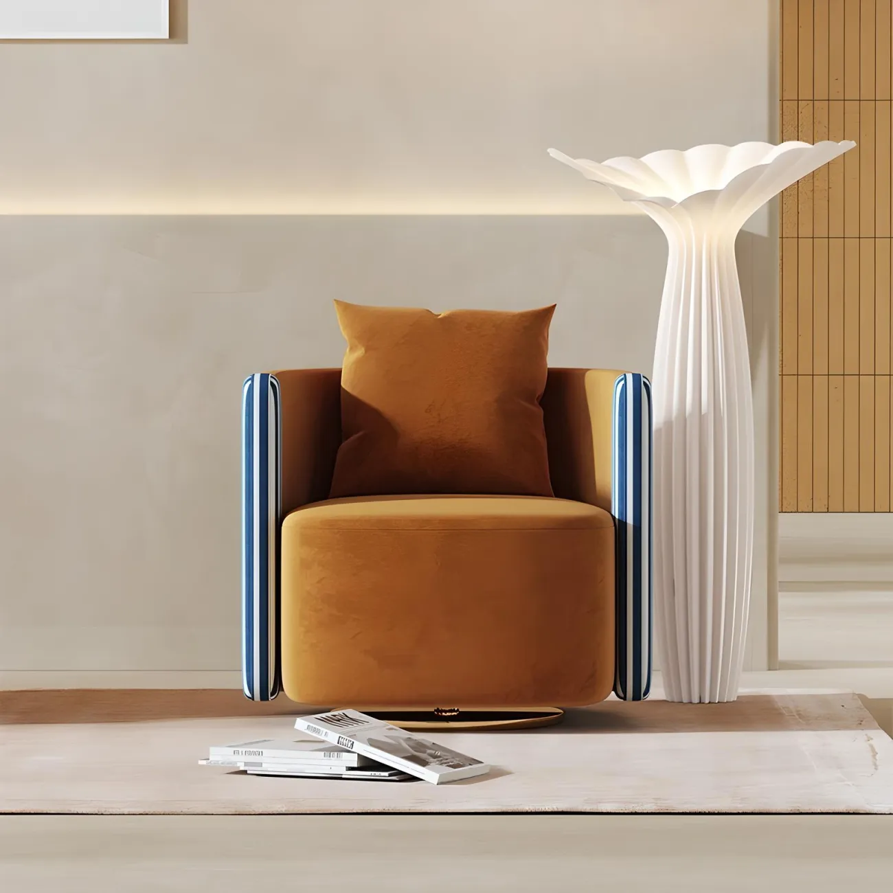 Кресло Mufandi 37649-30 в скандинавском стиле