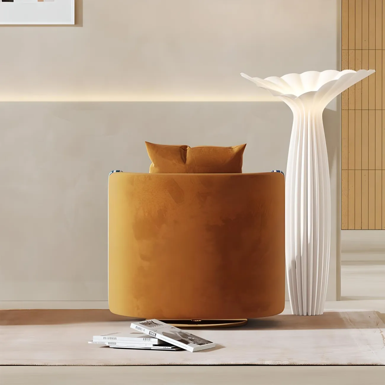 Кресло Mufandi 37649-30 в скандинавском стиле