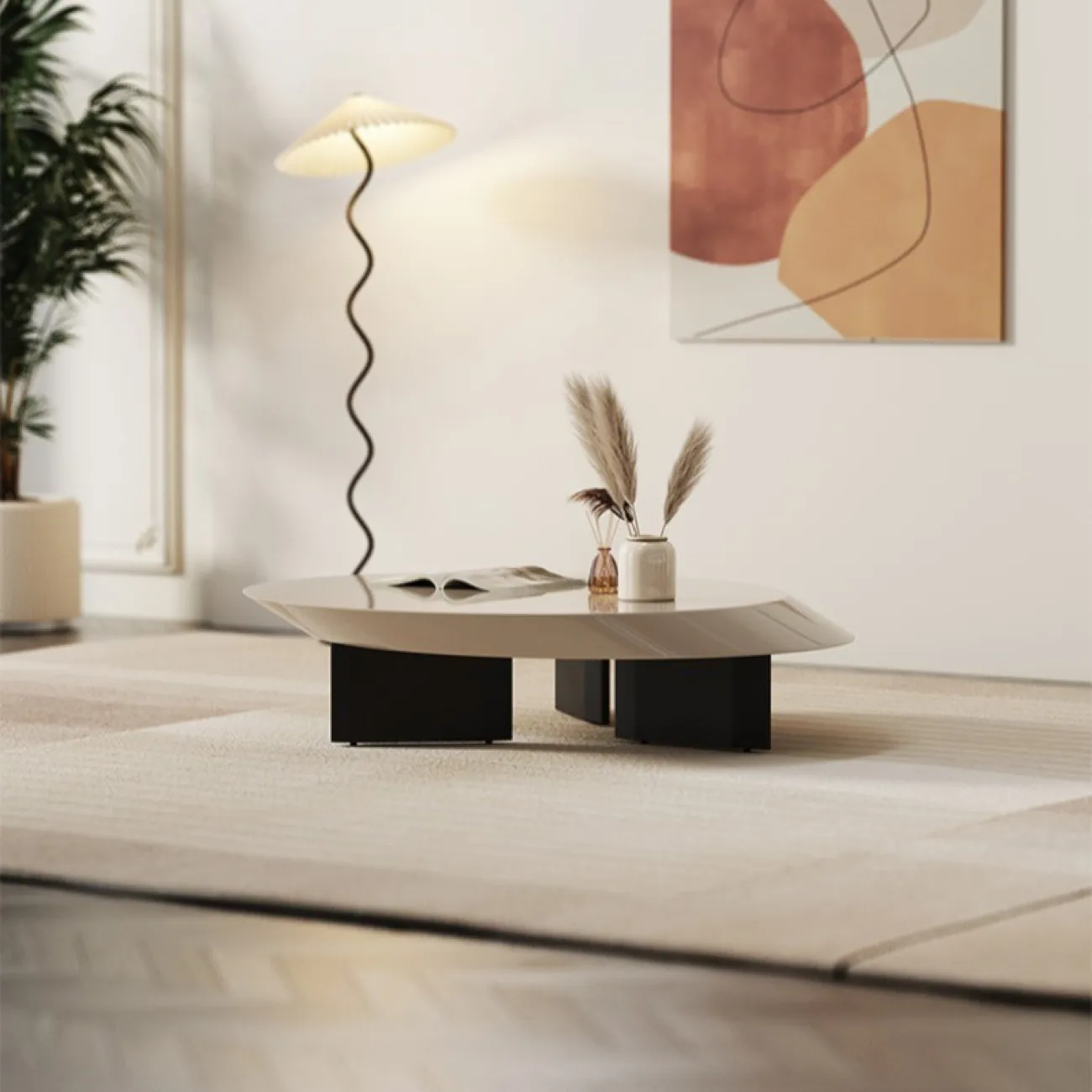 Креативный журнальный столик Mufandi 37650-30 в современном стиле Креативный журнальный столик Mufandi 37650-30 в современном стиле